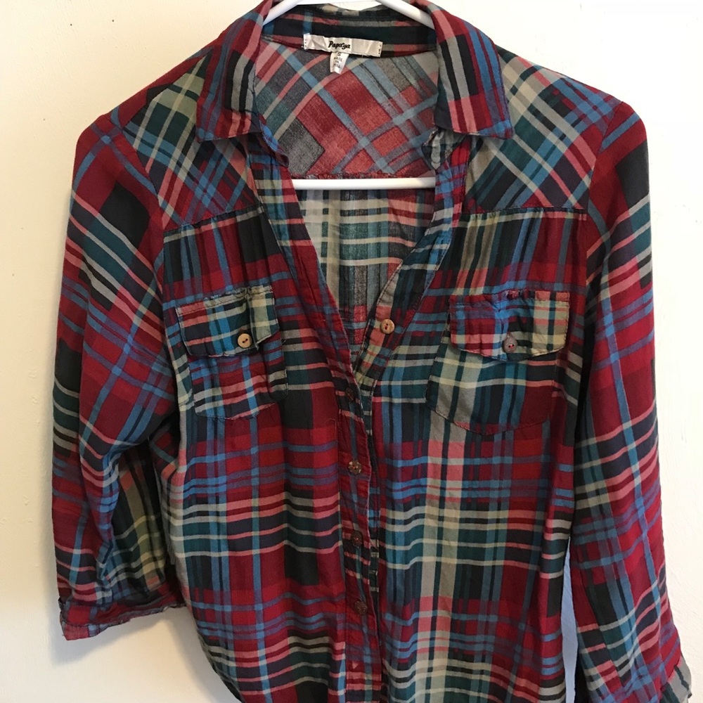 Cardigans, flannels, & button ups from sizes S-L!
