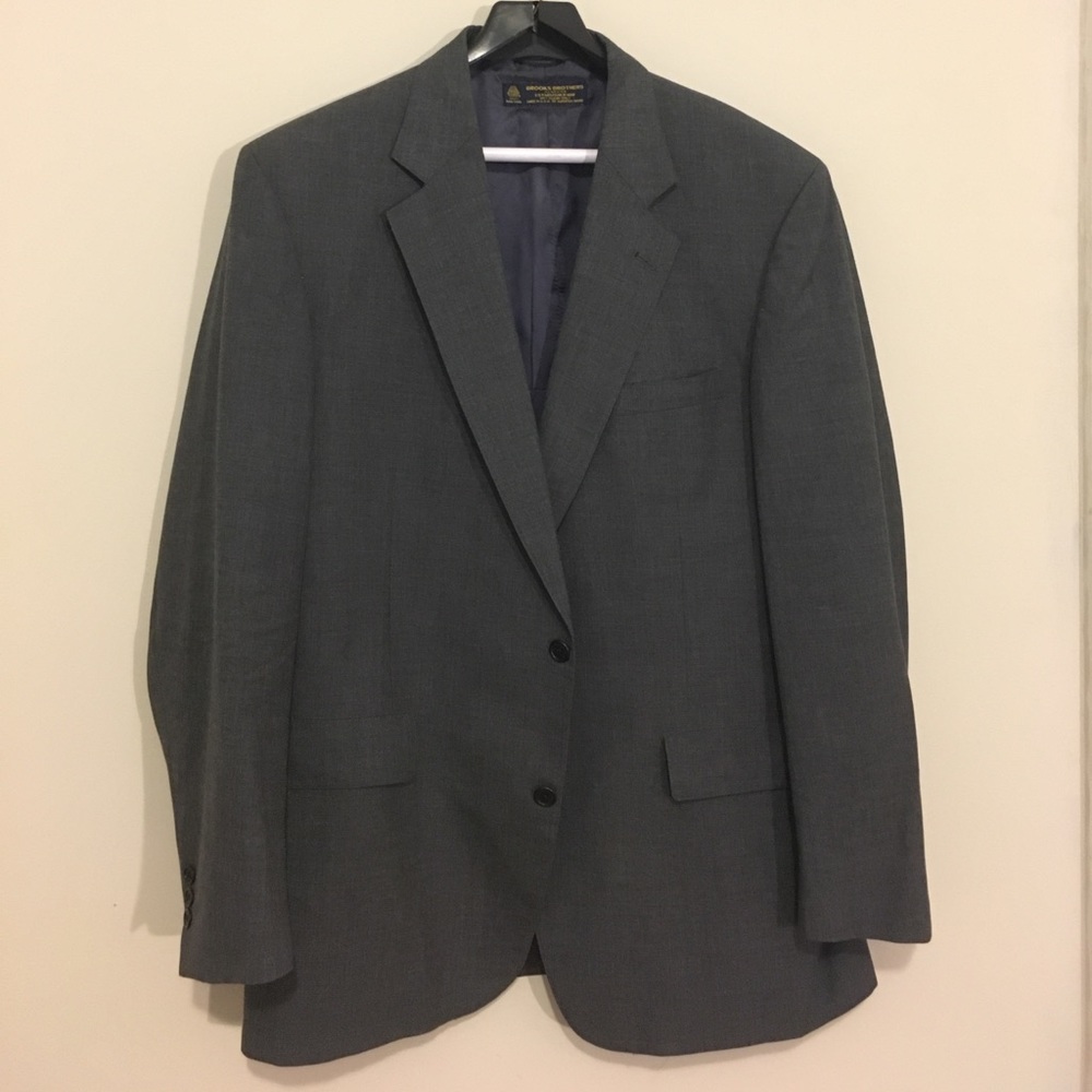 Brooks Brothers Gray Wool Blazer
