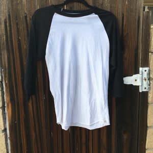 American Apparel Unisex Baseball Tee