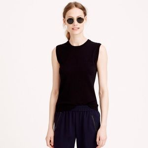 J.Crew jackie shell in black