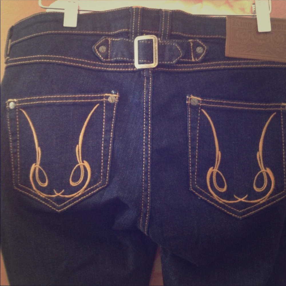 Rockabilly fitted jeans