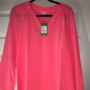 Lilly Pulitzer Hot Pink Elsa Top