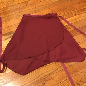 Capezio Georgette wrap skirt in M/L