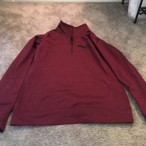 Maroon quarter zip