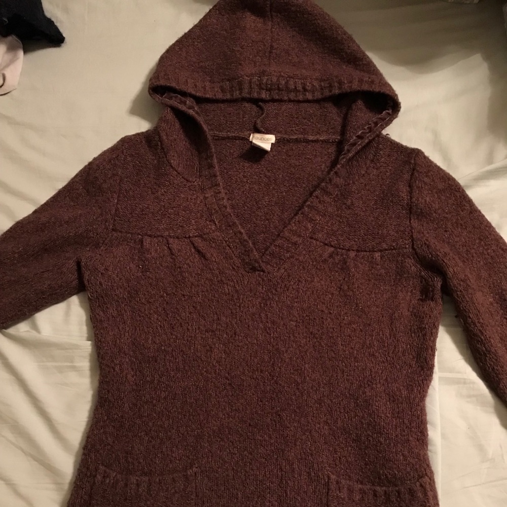🍁BROWN HOODED SWEATER🍁