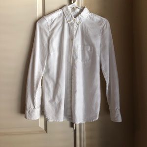 White GAP button down