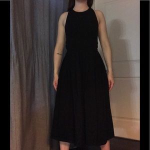 ASOS midi backless dress