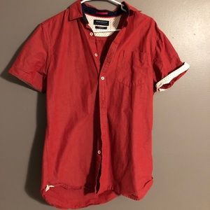 Denim & Flower Button Down