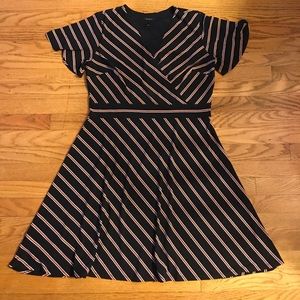Faux Wrap Dress