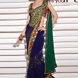 Peacock Saree