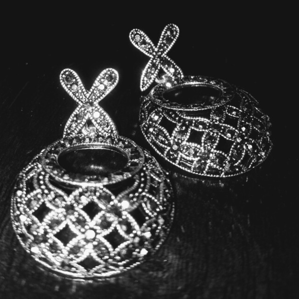 Earrings marcasite antique
