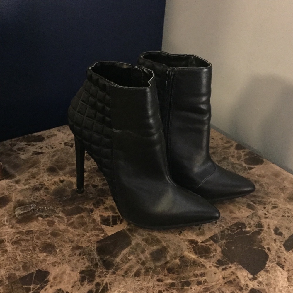 Black booties