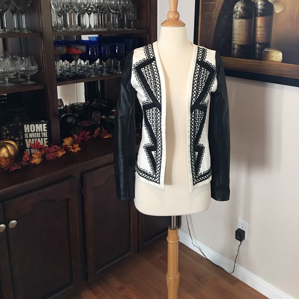 Gorgeous vegan leather jacket