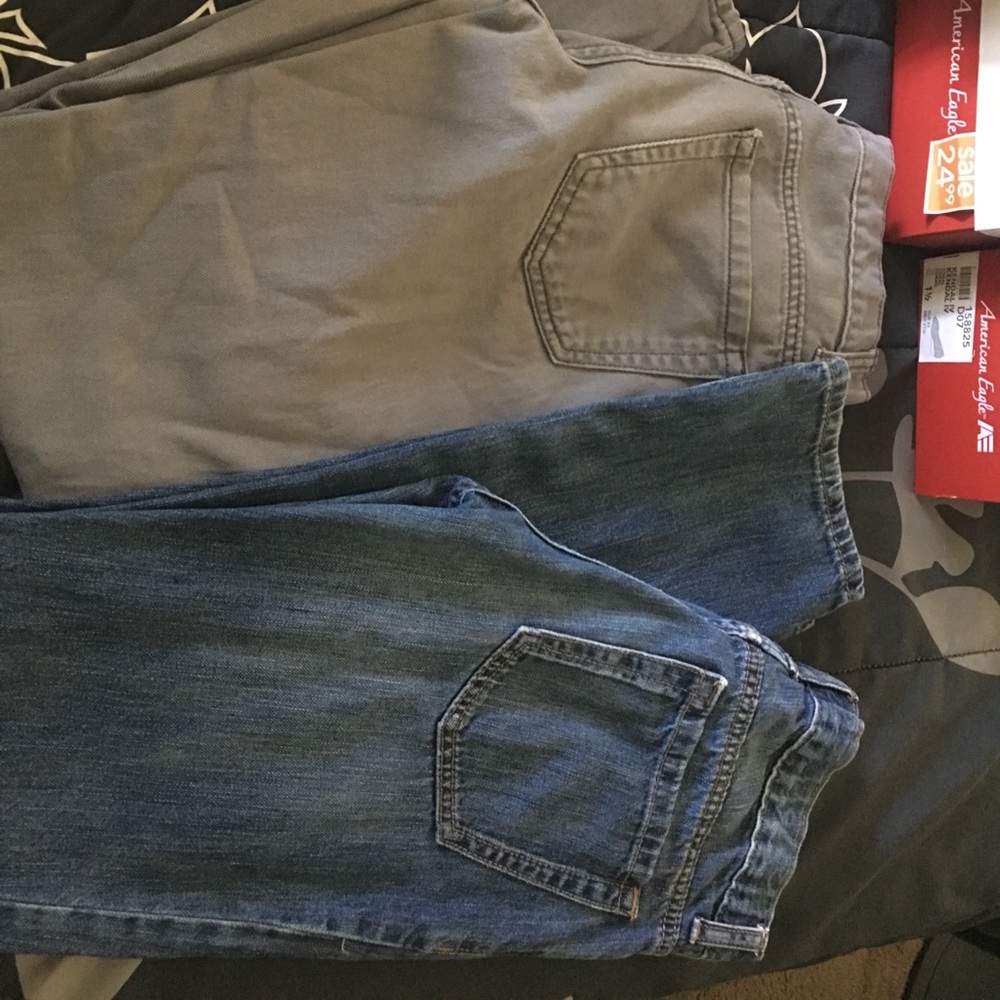Bundle of boys jeans