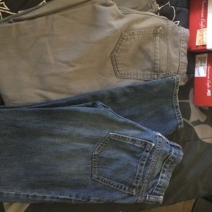 Bundle of boys jeans