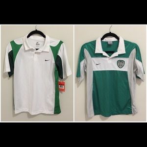 2 ITEMS: Boys large Nike soccer shirts