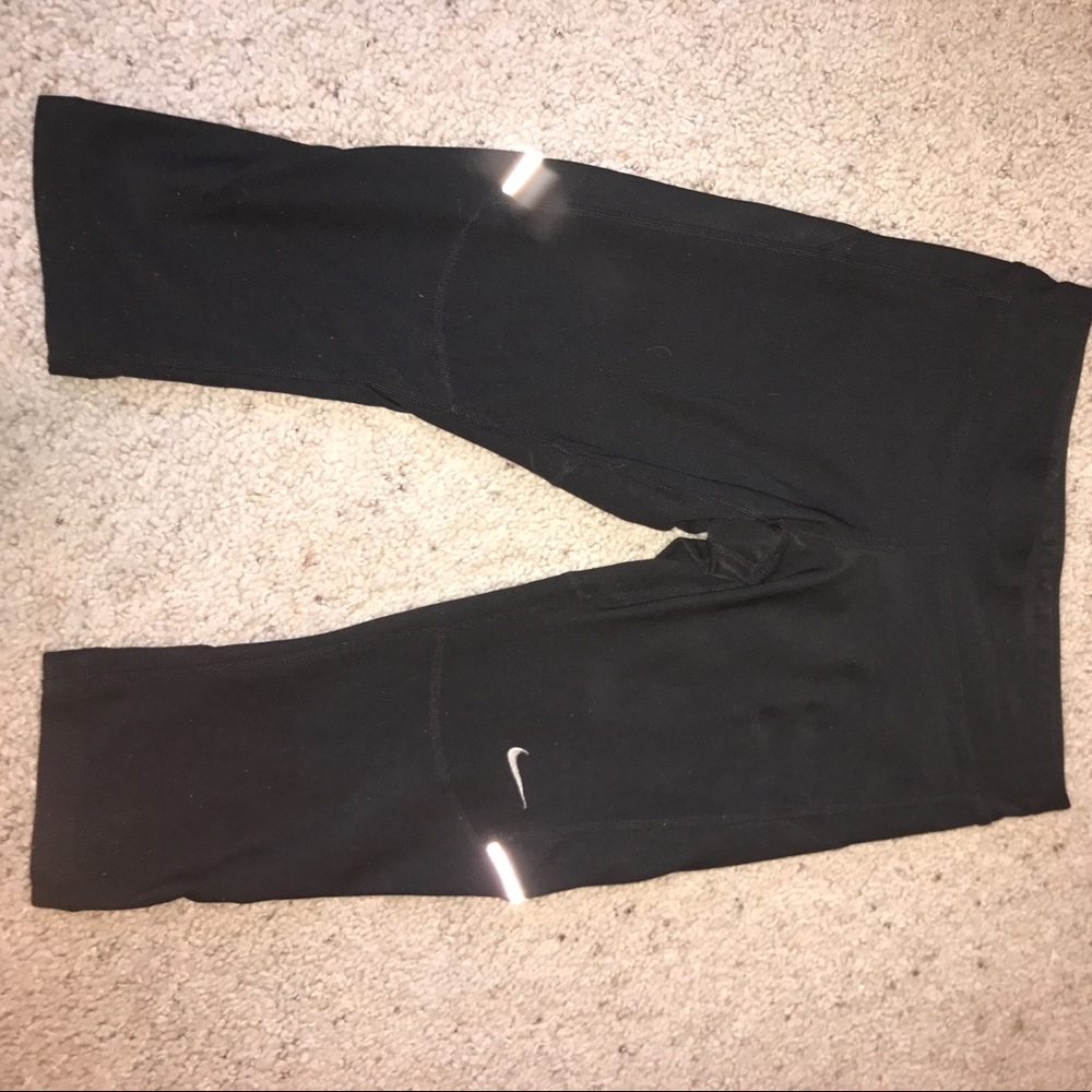 Nike cropped pants.