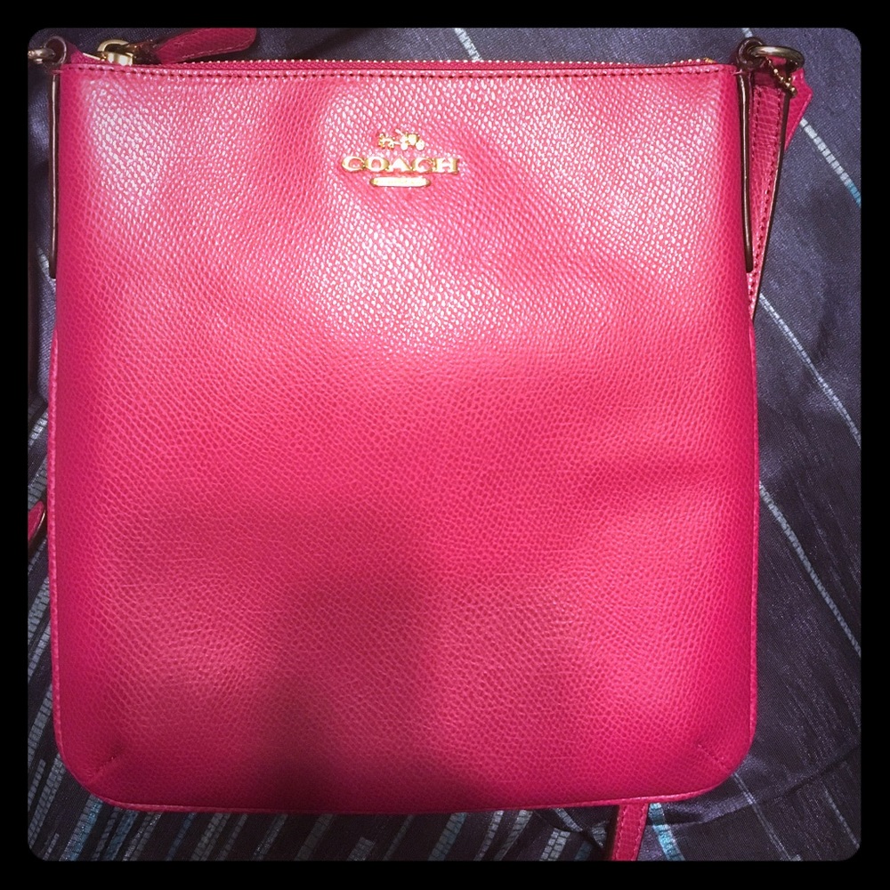 Pink Coach Crossbody Bag