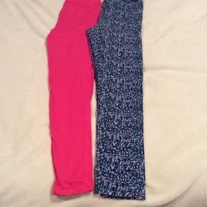 Bundle 2 leggings girls size 14/16