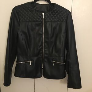 Zara Black Leather Jacket