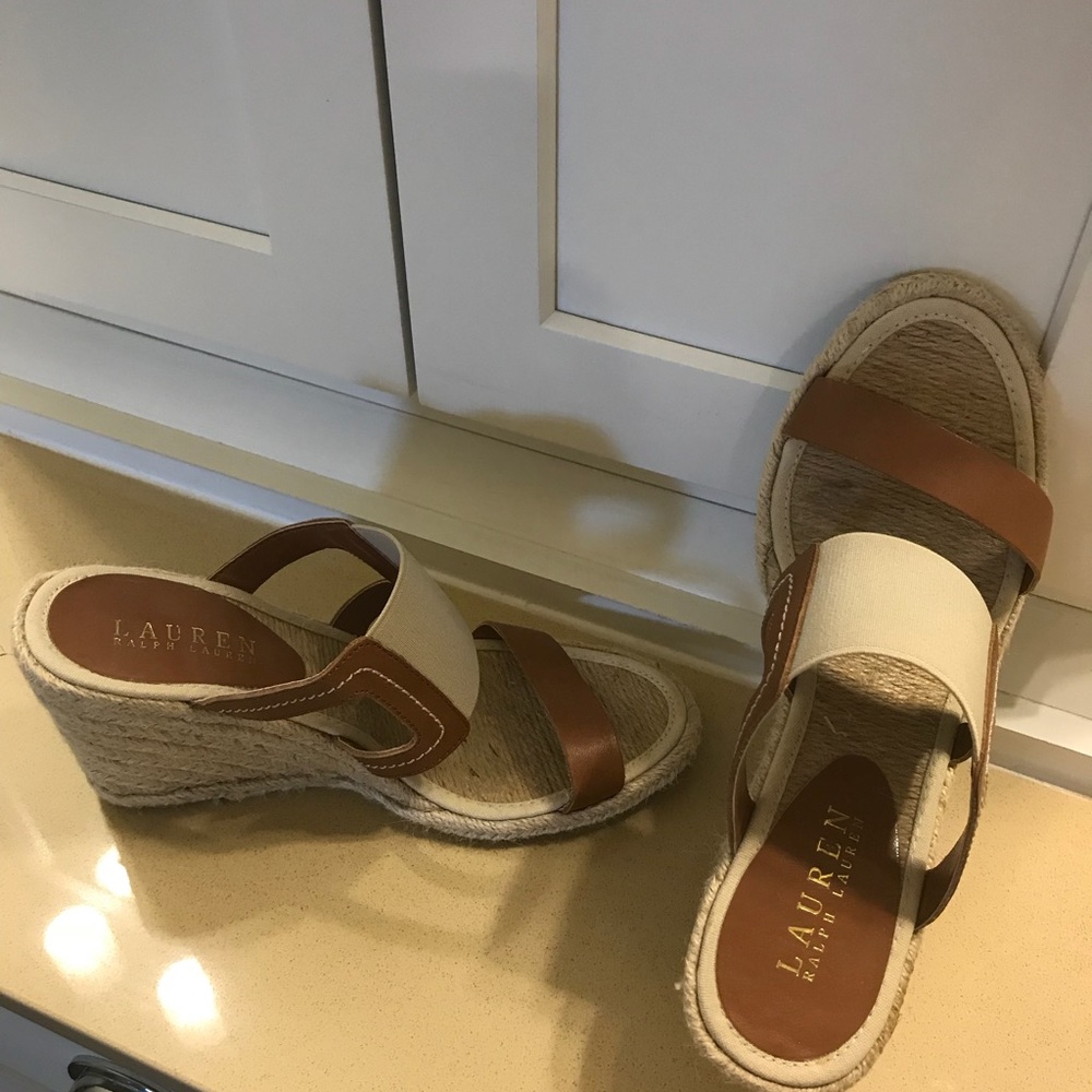 Lauren by Ralph Lauren wedge sandals