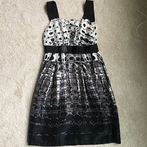 100% silk strap dress