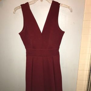 Maroon dress