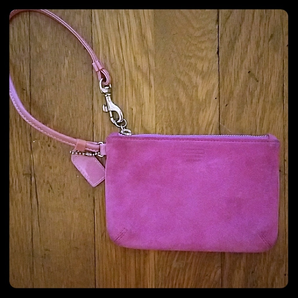 Coach Suade Wristlet
