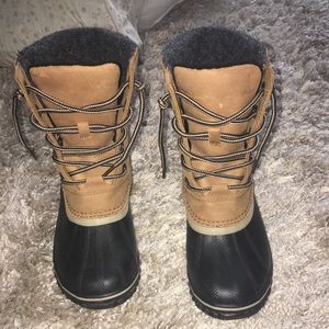Sorel winter boots, worn once