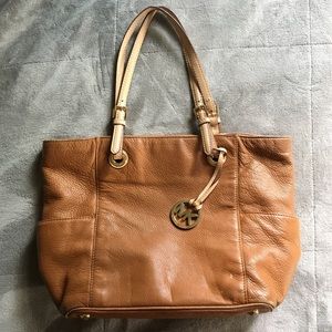 Michael Kors Tan Leather Tote