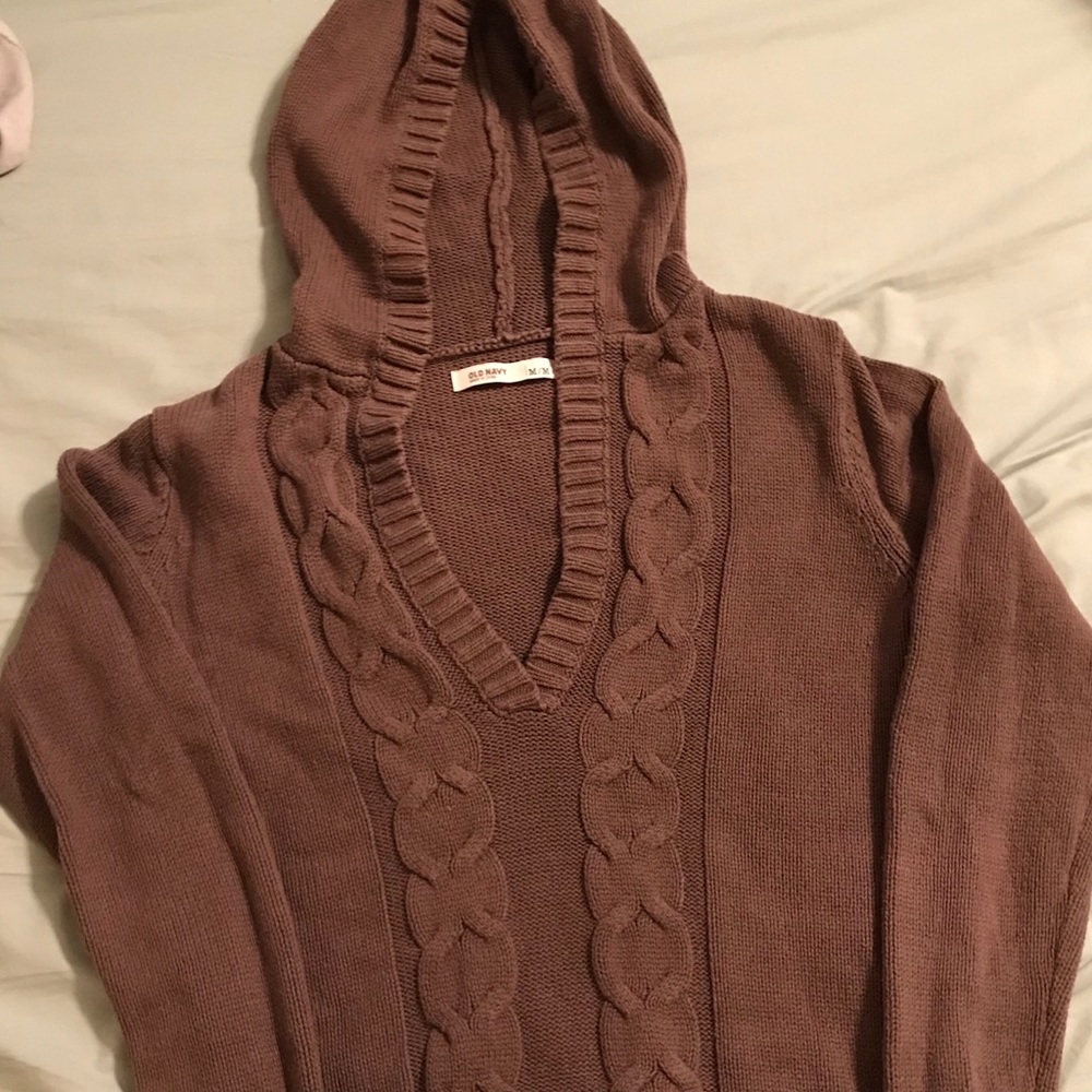 🍁OLD NAVY Brown Hooded Sweater🍁