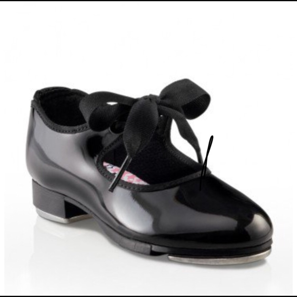 Capezio Jr Tyette Tap Shoes size 10 NEW