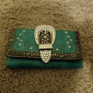 Green dazzled wallet