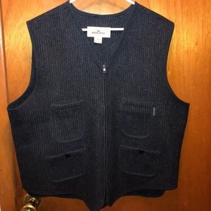 NEW MENS WOOLRICH UTILITY WORK VEST WOOL SZ XL