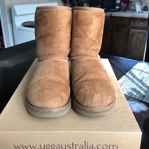 UGG Kids classic chestnut suede