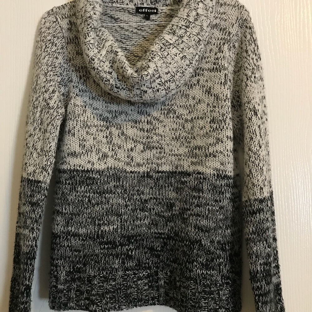 Winter cowl neck sweater
