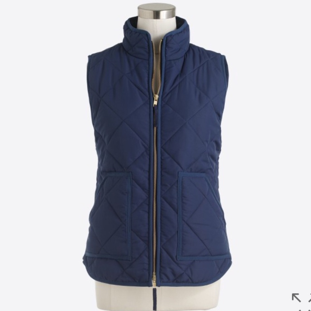 J crew quilted puffer