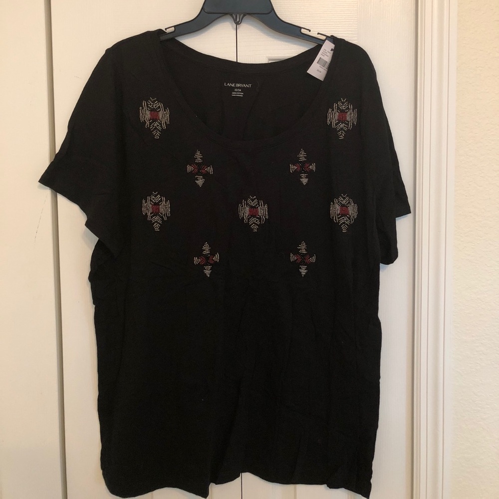 NWT Lane Bryant Beaded Tee