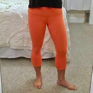 lululemon crop leggings (reversible)
