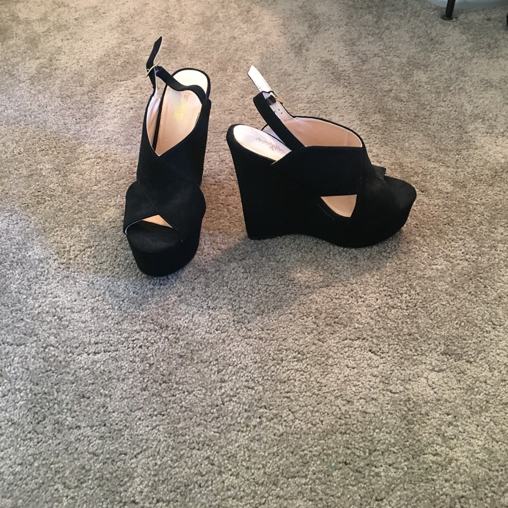 Black heels