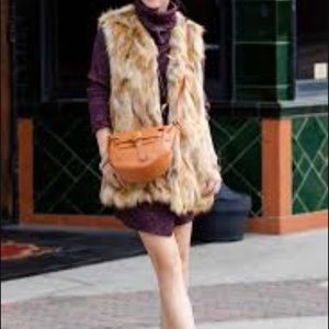 NWT Bernardo Faux Fur Vest XL