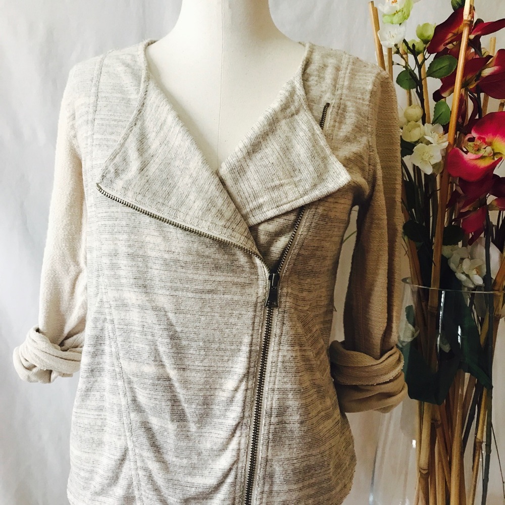 LOFT zip up sweater