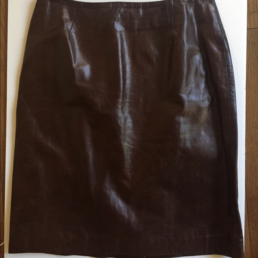 Leather skirt