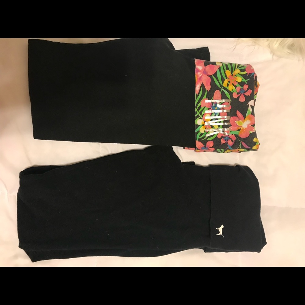 Pink yoga pants