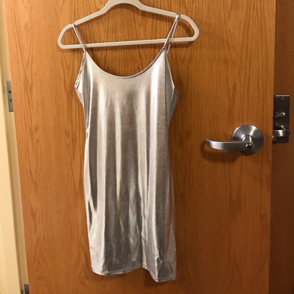 NWT Forever 21 Metallic Cami Dress