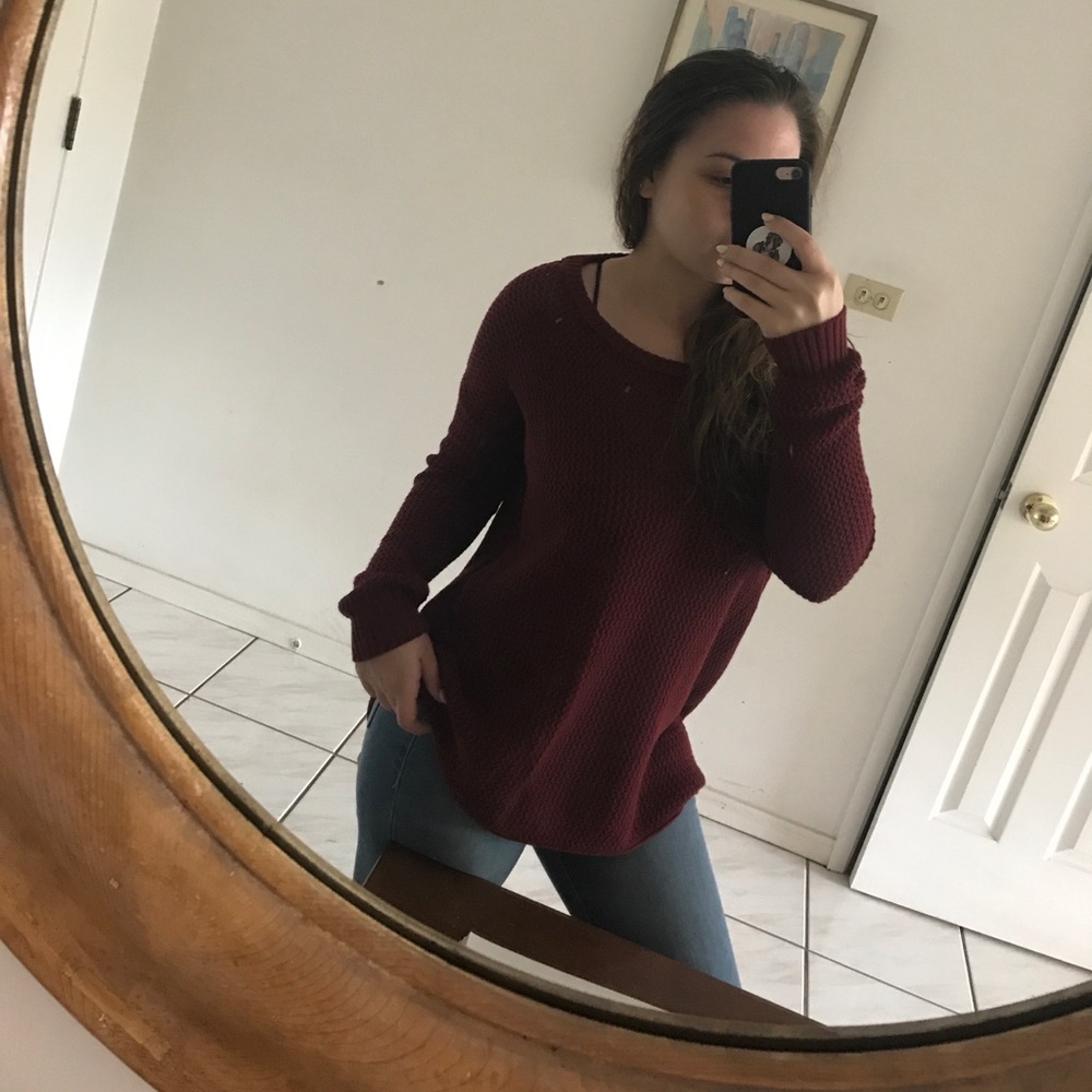 Beautiful Burgundy Sweater