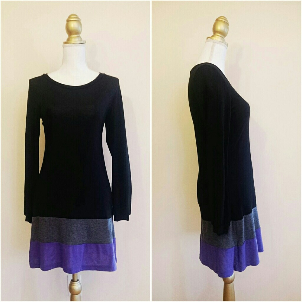 Colorblock Tunic Dress