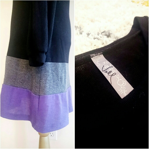 Colorblock Tunic Dress - Picture 2 of 3