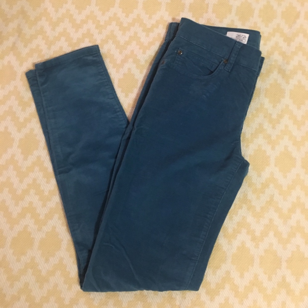 Dark teal gap legging jean