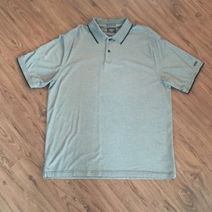 Men's Greg Norman Charcoal Grey Polo XL